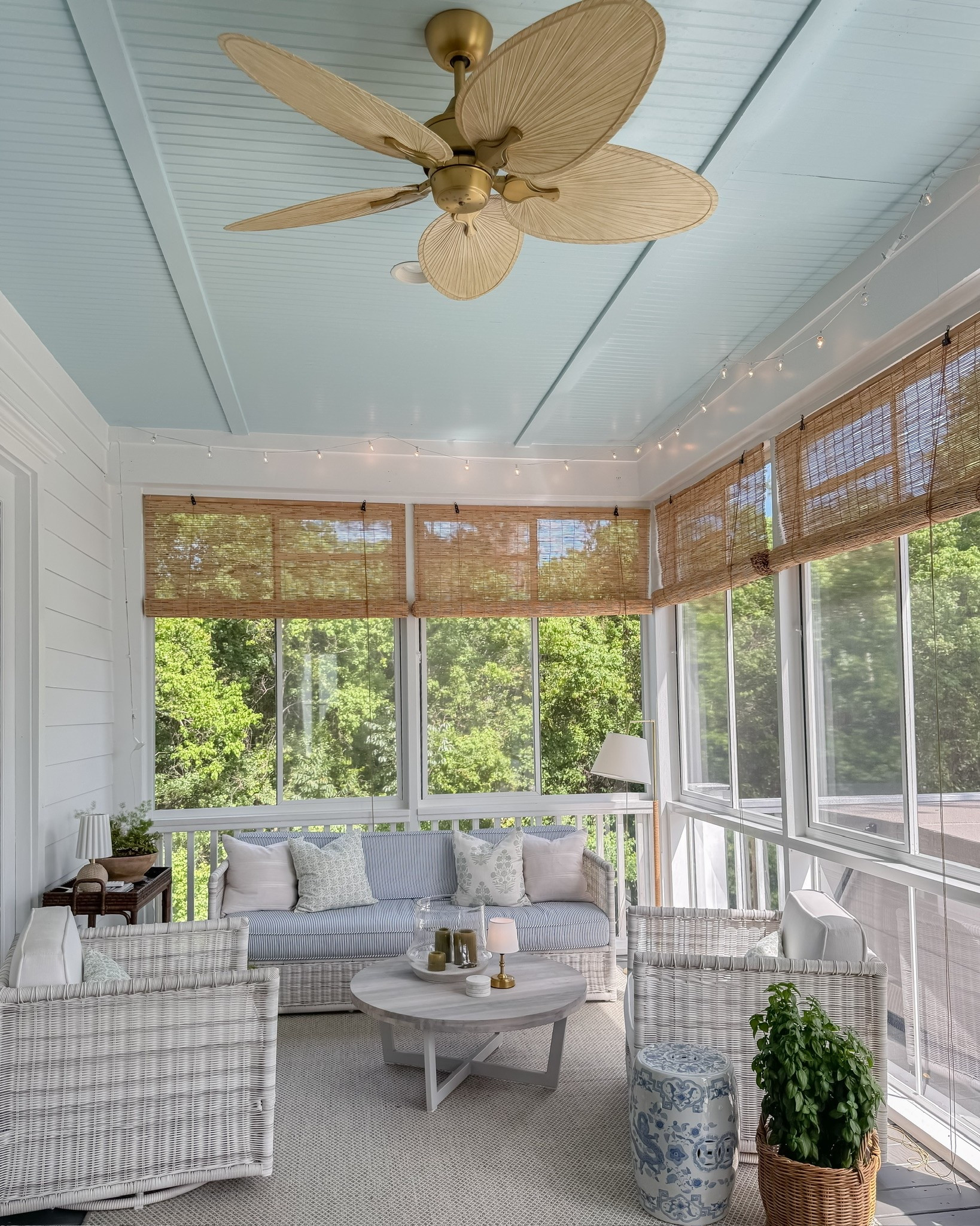 Such a bright and cheerful space to spend time in during the spring 🤍✨ I’m sharing all the details of our Serena & Lily furniture, our rug, blinds, planters, and more here!

#LTKSeasonal #LTKSaleAlert #LTKHome