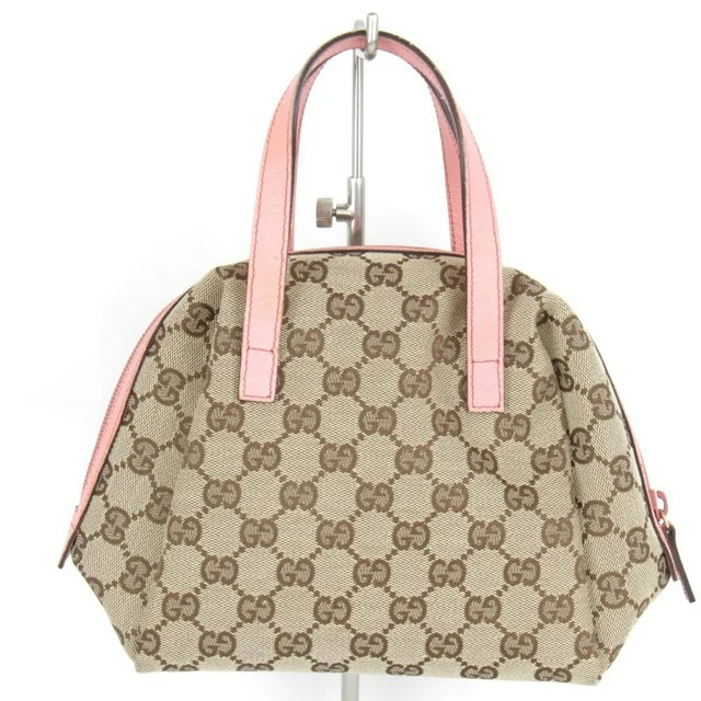 Pre-Owned GUCCI 124342 Handbag GG Canvas Pink Ladies (Good) | Walmart (US)