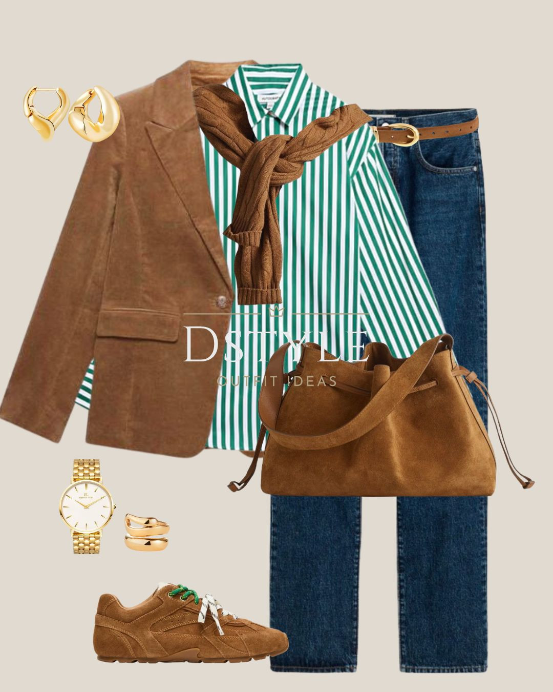 Brown and Green: The ultimate fall color combo. 🤎💚

#transitionaloutfit #straightlegjeans #blazerstyle #falllayers #capsulewardrobe #wardrobeessentials #preppy 

 

#LTKSeasonal #LTKStyleTip #LTKWorkwear