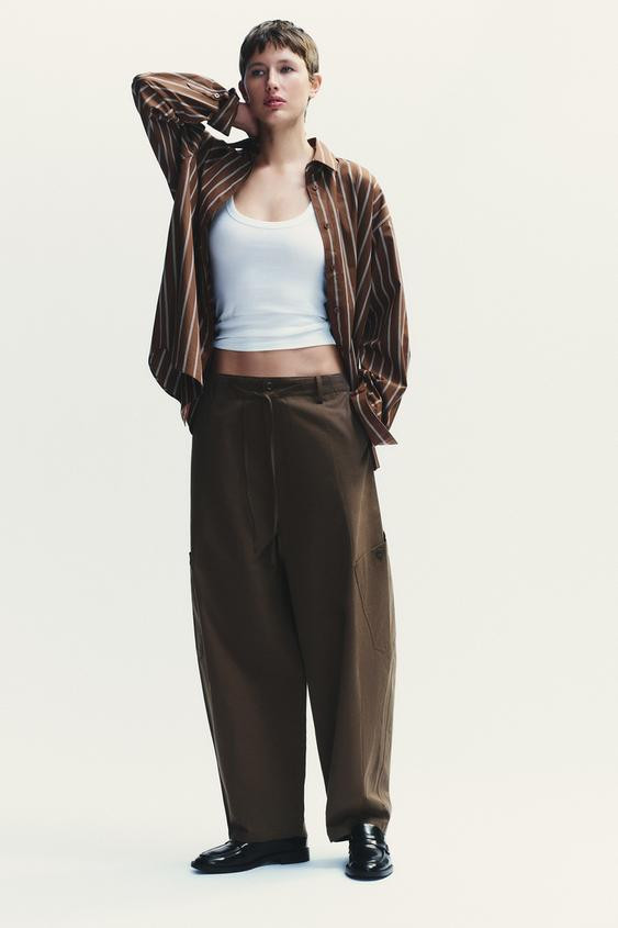 BALLOON CARGO TROUSERS | Zara UK