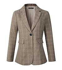 Beninos Womens Casual Blazers Open Front Cropped Blazer Jacket | Amazon (US)