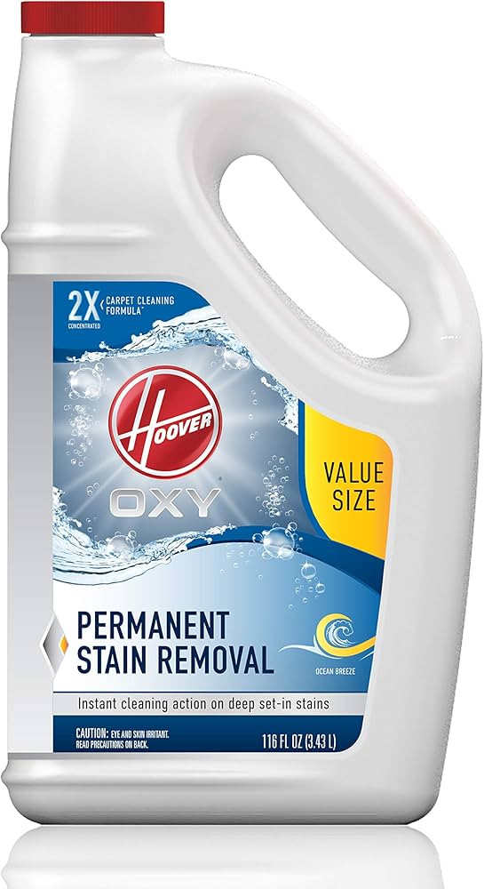 Hoover Oxy Deep Cleaning Carpet Shampoo, Concentrated Machine Cleaner Solution, 116oz Formula, AH... | Amazon (US)