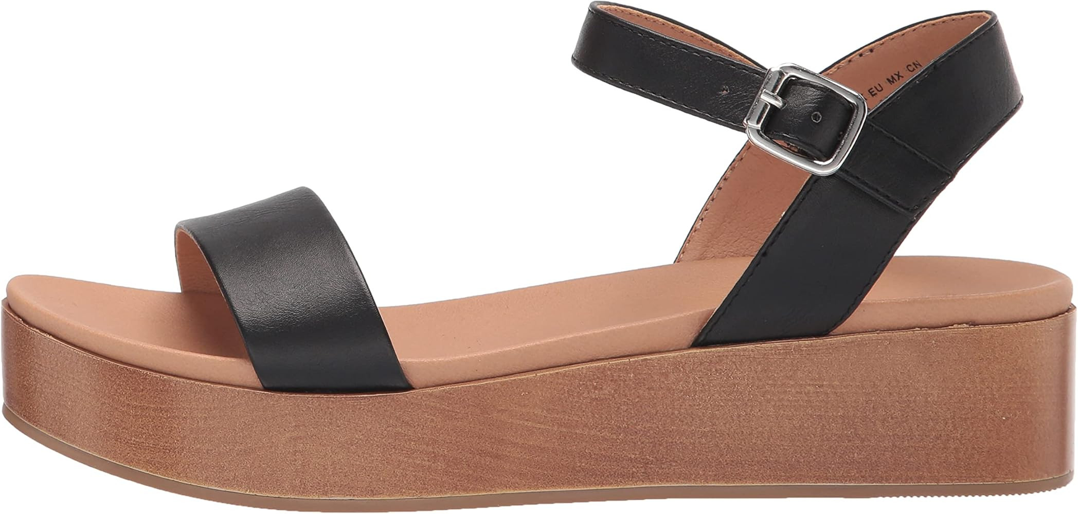 Amazon Essentials Women's Two Band Flatform Sandal Flat | Amazon (US)