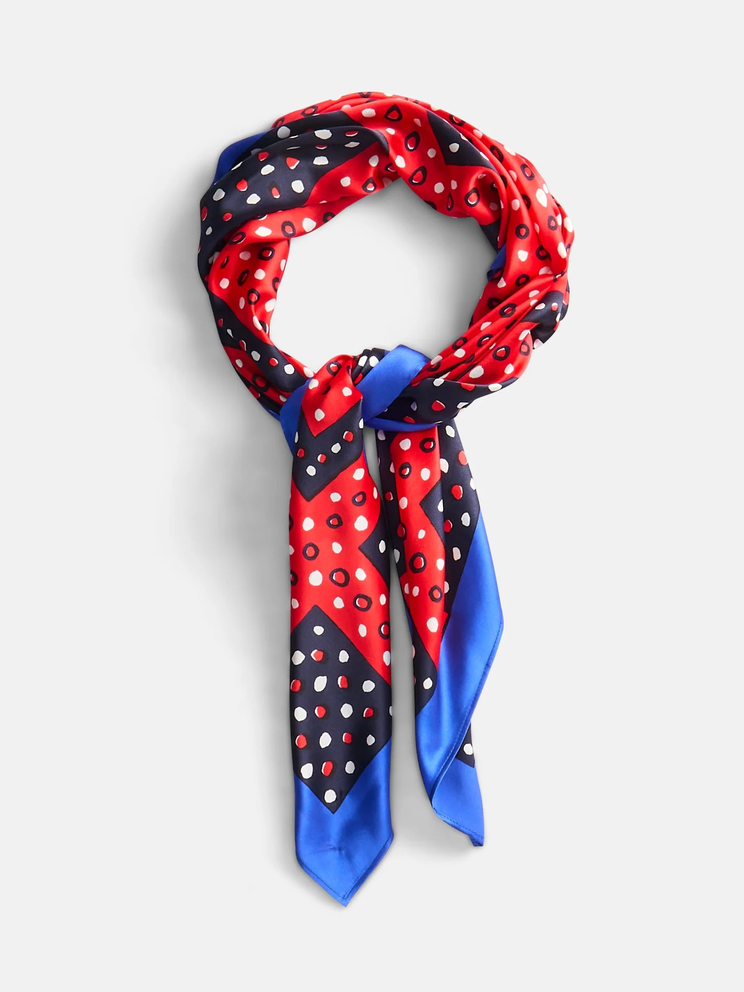 Free Assembly Women's Silk Scarf, ROYAL CREW | Walmart (US)