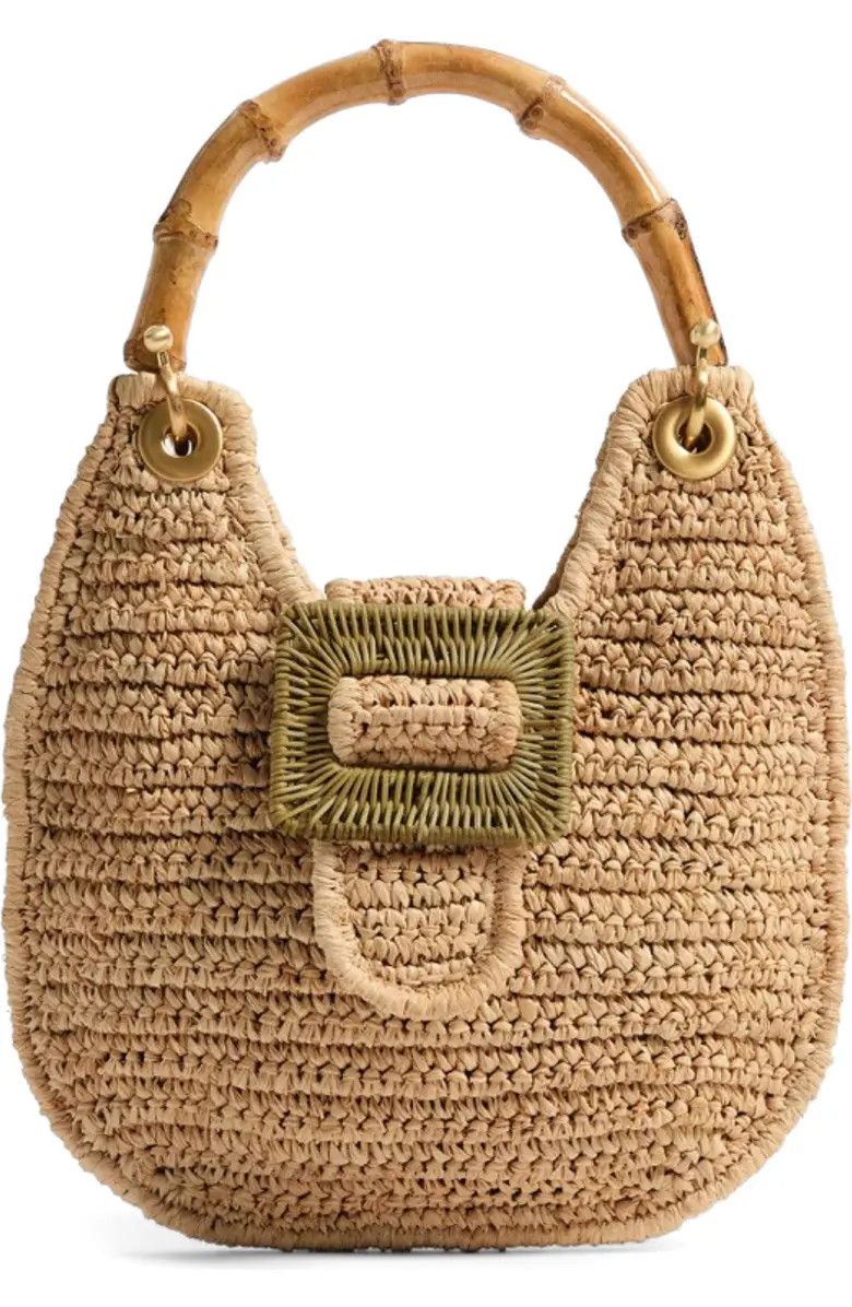 The Avis Raffia Hobo Bag | Nordstrom