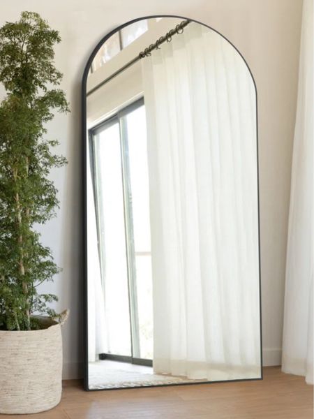 Arch mirror on sale!! I love this size!! We have one of these in our office leaning against the wall and I love it!

#LTKHome