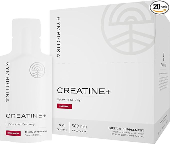 CYMBIOTIKA Creatine+, Creatine and Glutamine Supplement for Amino Energy, Recovery, Muscle Mass &... | Amazon (US)
