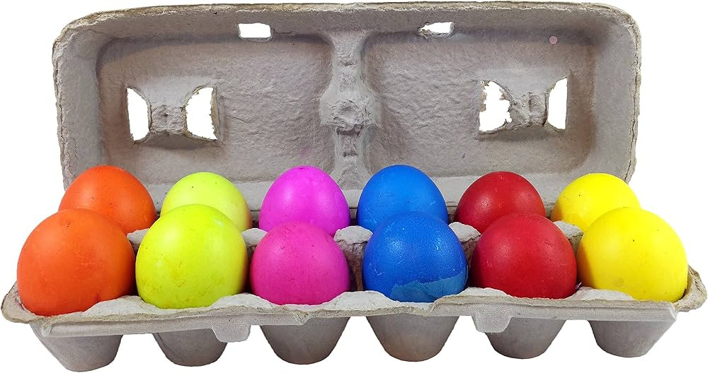 Silly Rabbit Confetti-Filled Eggs in Assorted Colors Made from Real Eggshells (Cascarones) - Brig... | Amazon (US)
