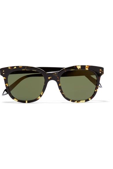 Victoria Beckham - The Vb D-frame Acetate Sunglasses - Tortoiseshell | NET-A-PORTER (UK & EU)