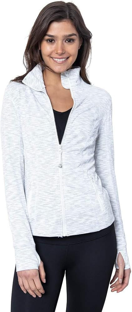 Women’s Lightweight, Full Zip Running Track Jacket | Amazon (US)