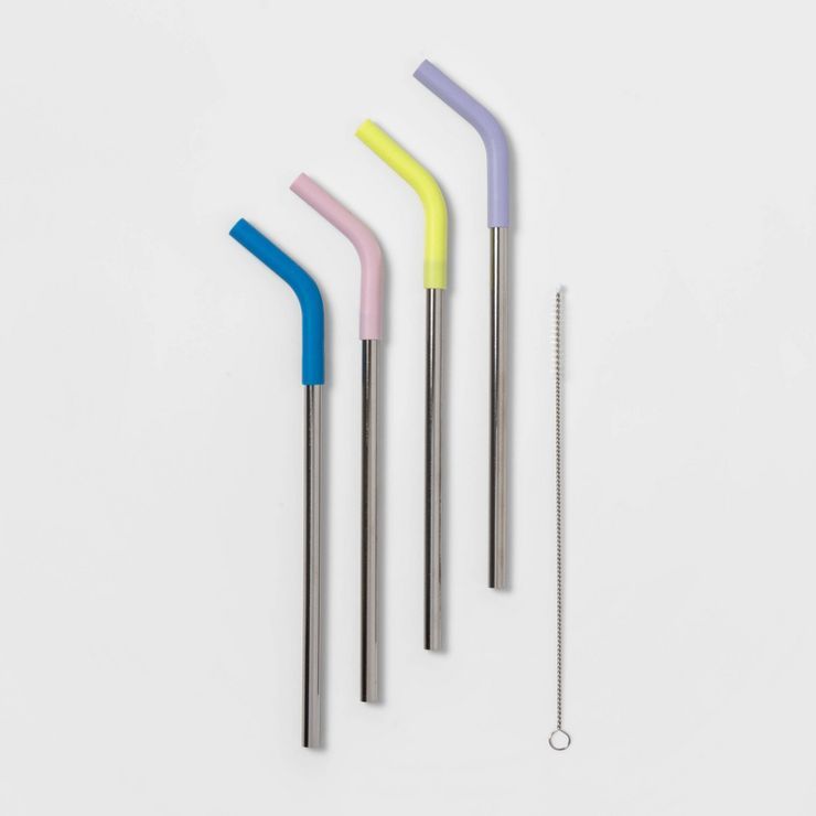 5pk Stainless Steel Straws - Embark™ | Target