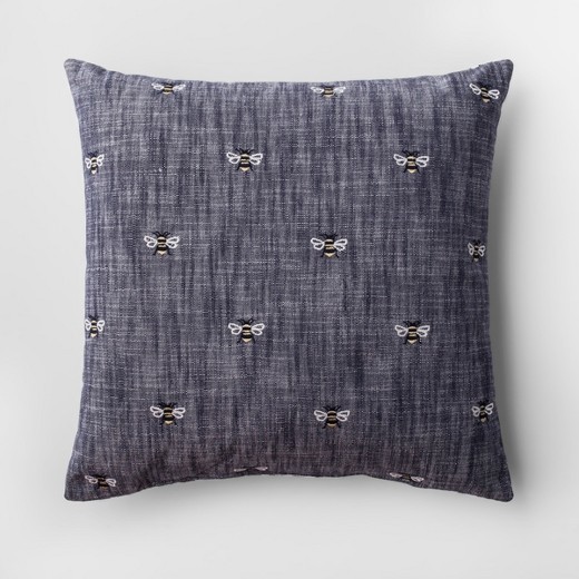 Bumblebee Embroidered Throw Pillow (18") - Threshold™ | Target