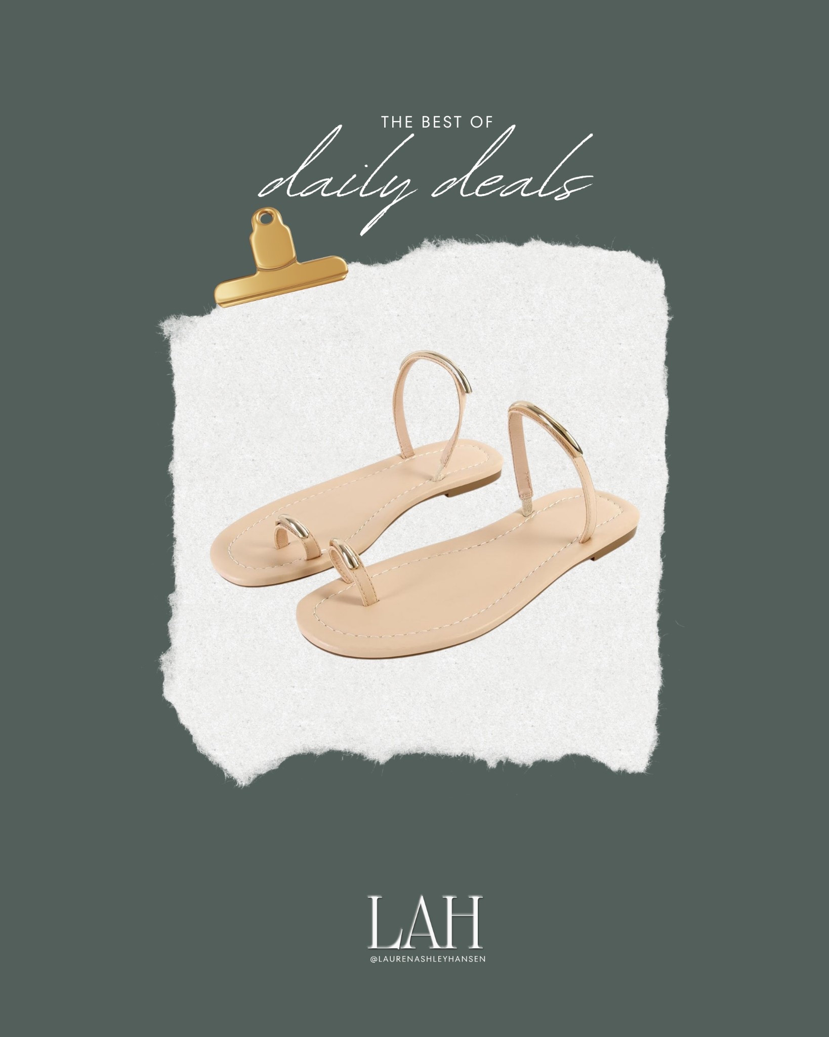 The cutest sandals for spring and summer! These come in 7 different neutral tones and are on sale right now! I love the gold detail on these and how you can easily dress them up or down! 

#LTKHome