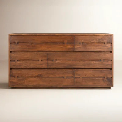 Madagascar 6 Drawer 68" W Solid Wood Chest | Wayfair North America