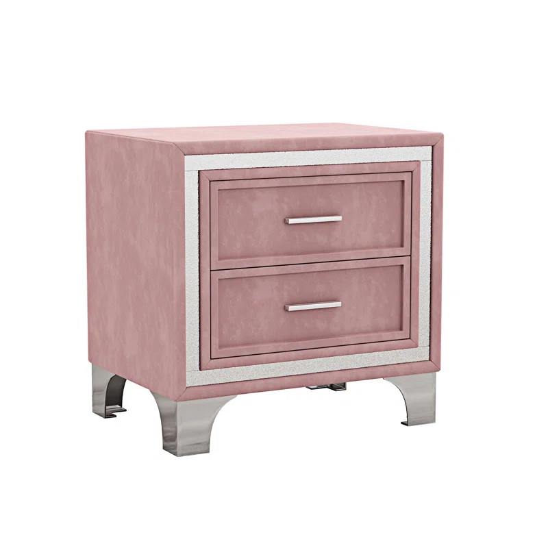 Modern 2-Drawer Nightstand | Wayfair North America