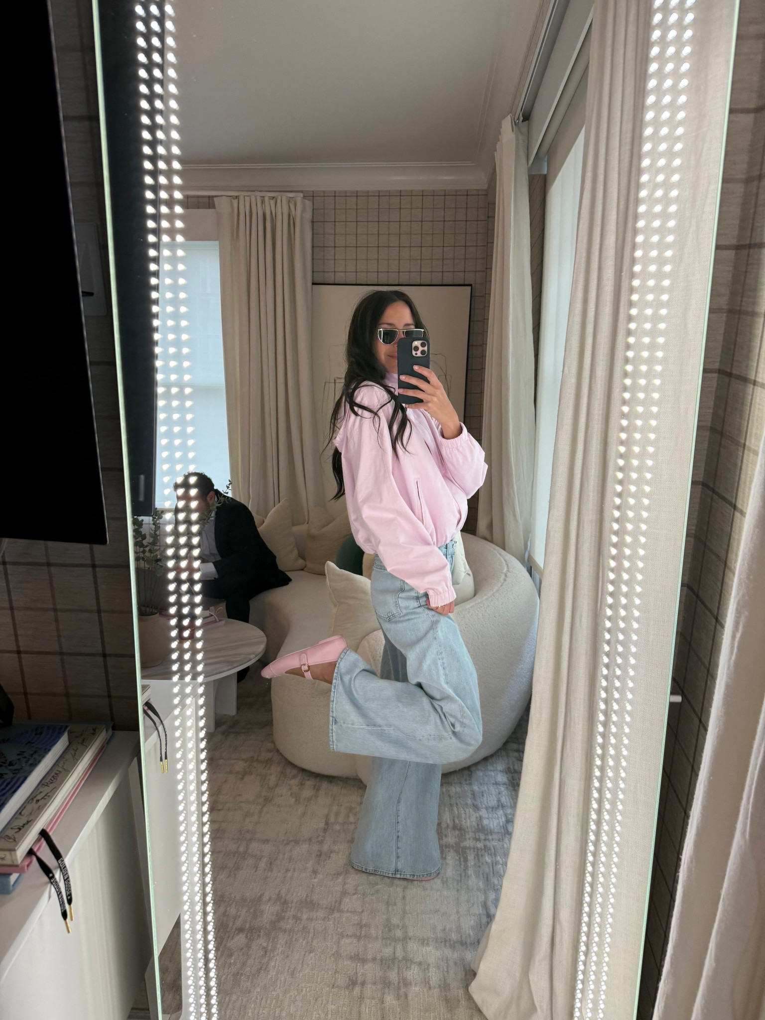 Pink spring outfit idea 🌷