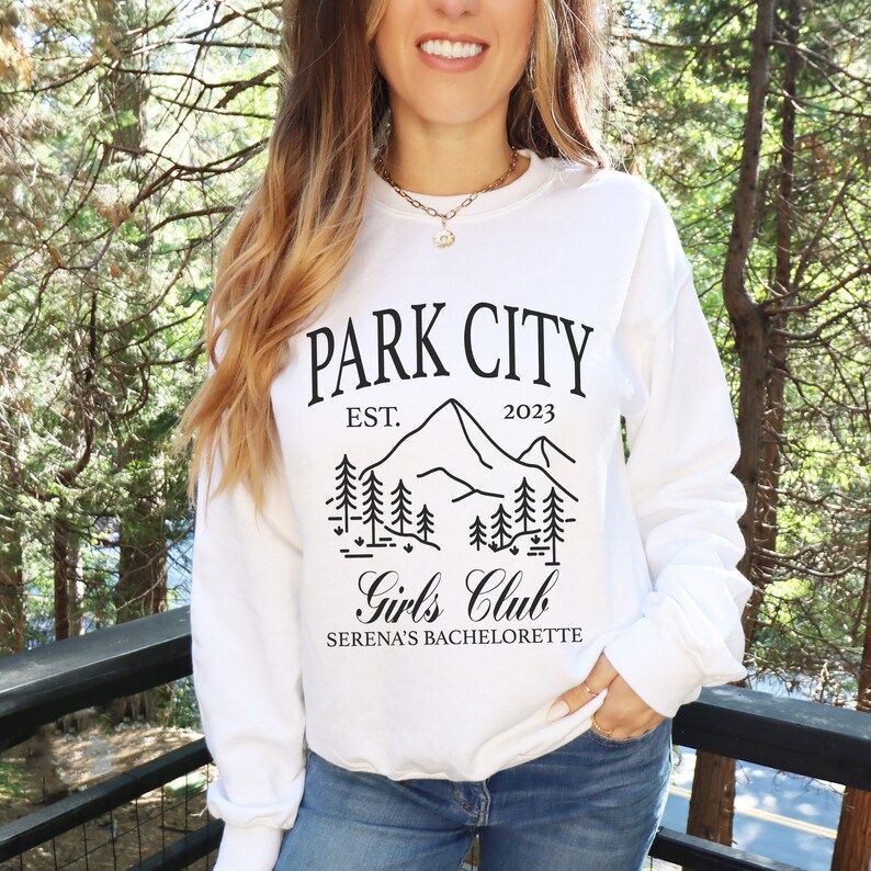 Custom Park City Bachelorette Sweatshirt Country Club - Etsy | Etsy (US)