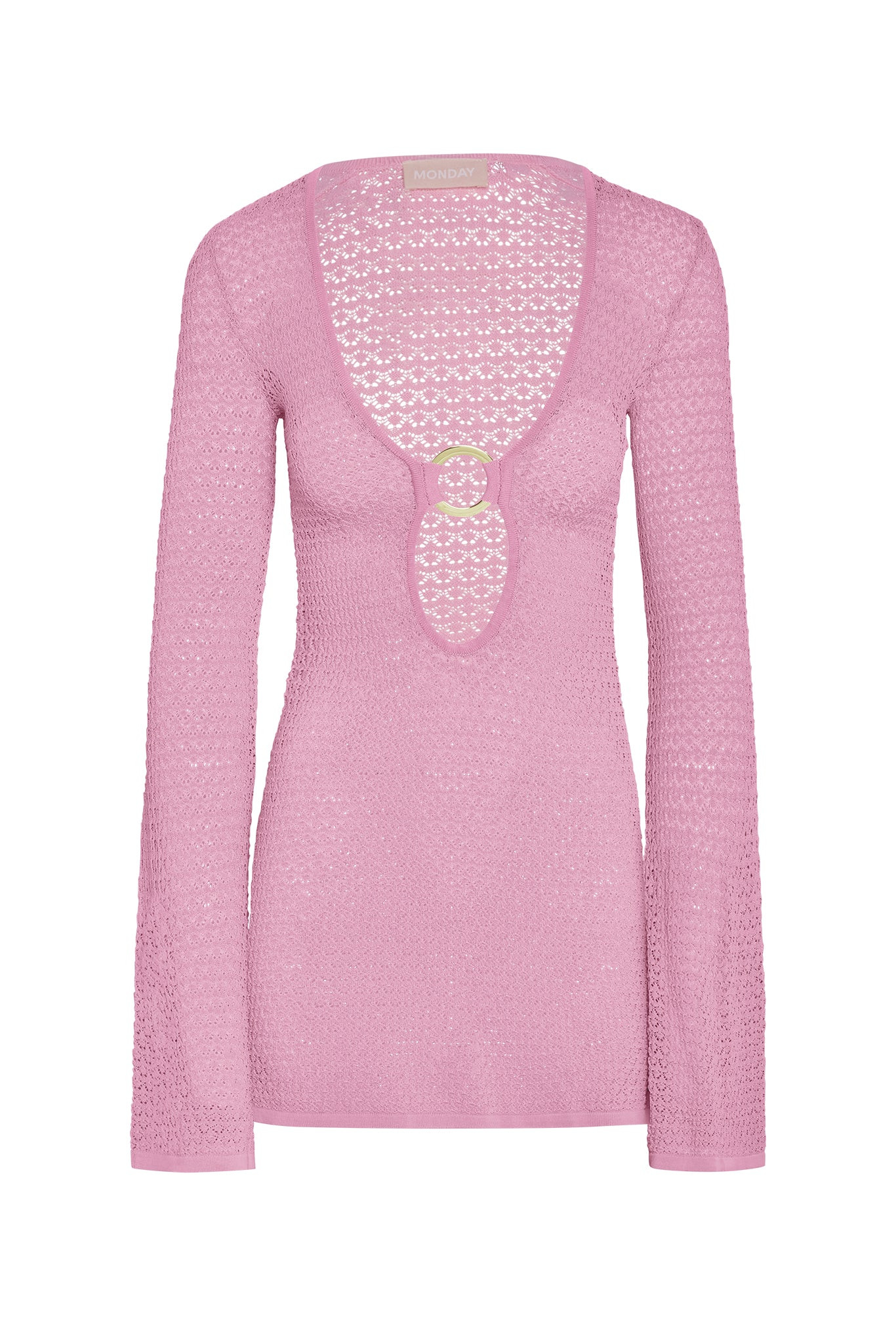 Montego Mini Dress - Cherry Blossom Lace Crochet | Monday Swimwear