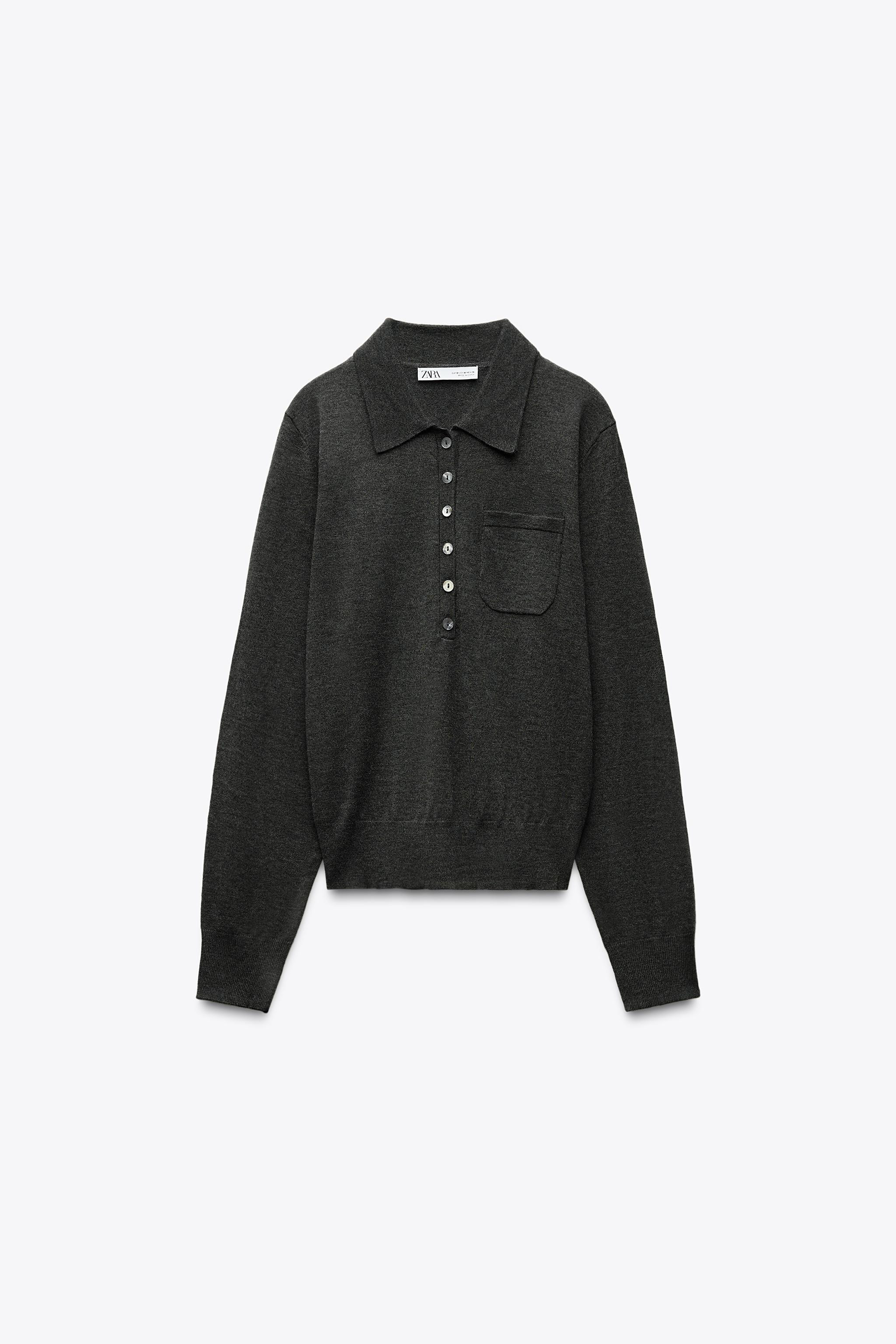 BASIC WOOL BLEND POLO | Zara Canada