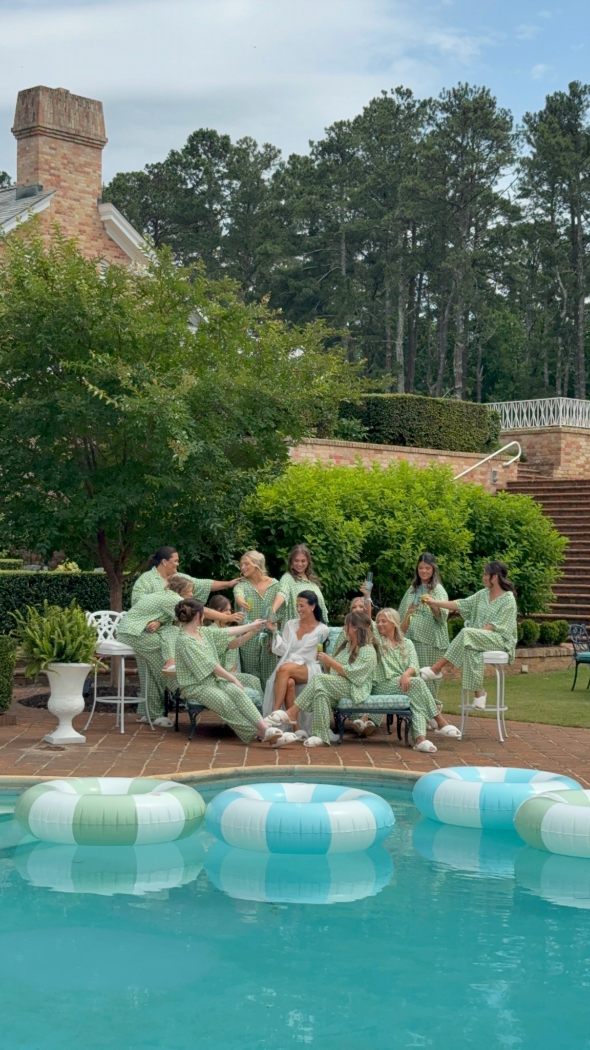 Bridal & Bridesmaids Pajamas! Super cute poolside Beverly Hills wedding morning vibes 

#LTKWedding #LTKSaleAlert