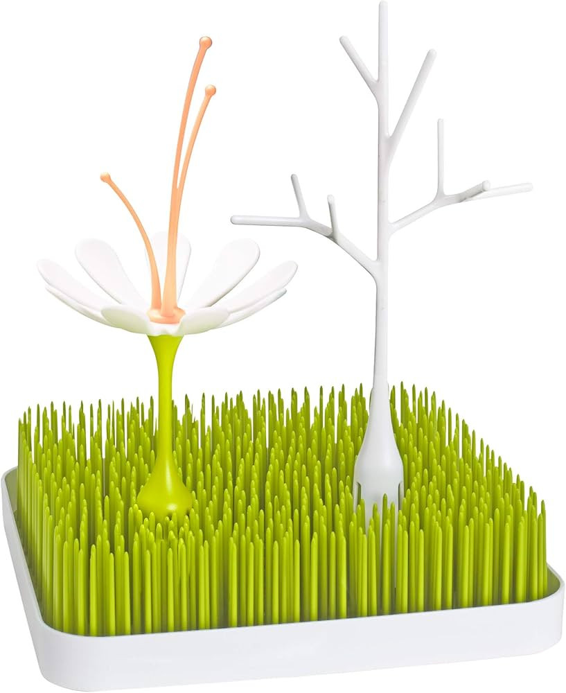 Boon Grass Countertop Baby Bottle Drying Rack with Stem & Twig Accessories, 10.5x7x11.5 Inch (Pac... | Amazon (US)