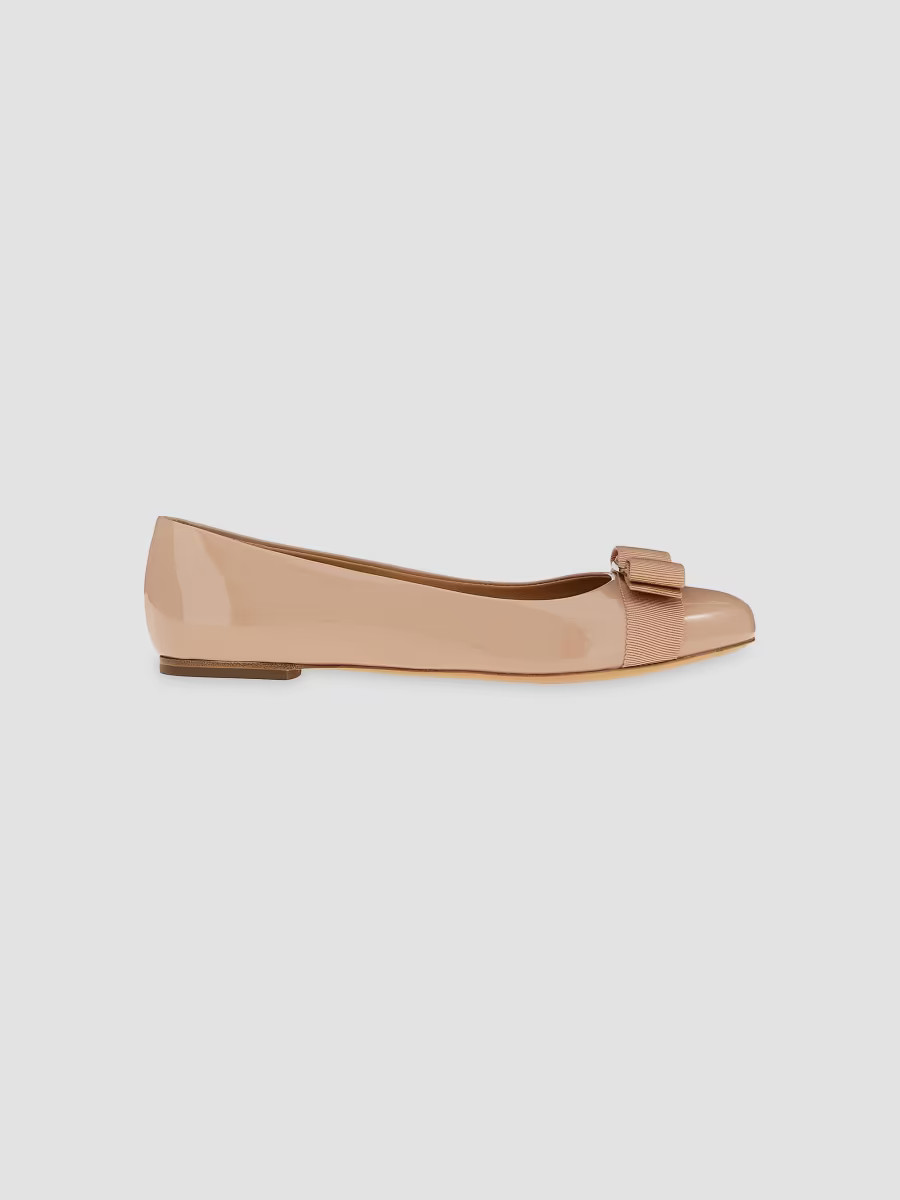 Women's Varina Patent Leather Ballet Flats - Black - Size 7 | Saks Fifth Avenue