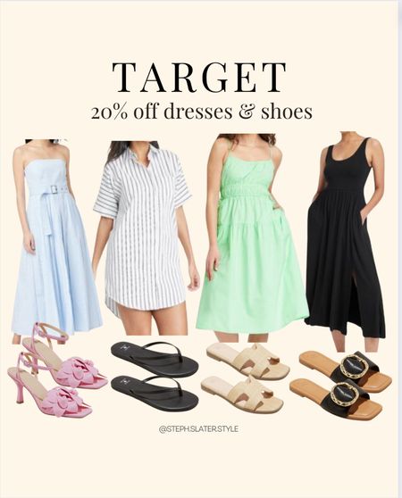 Target 
Dresses & shoes 20% off

#LTKsalealert #LTKfindsunder50 #LTKSeasonal