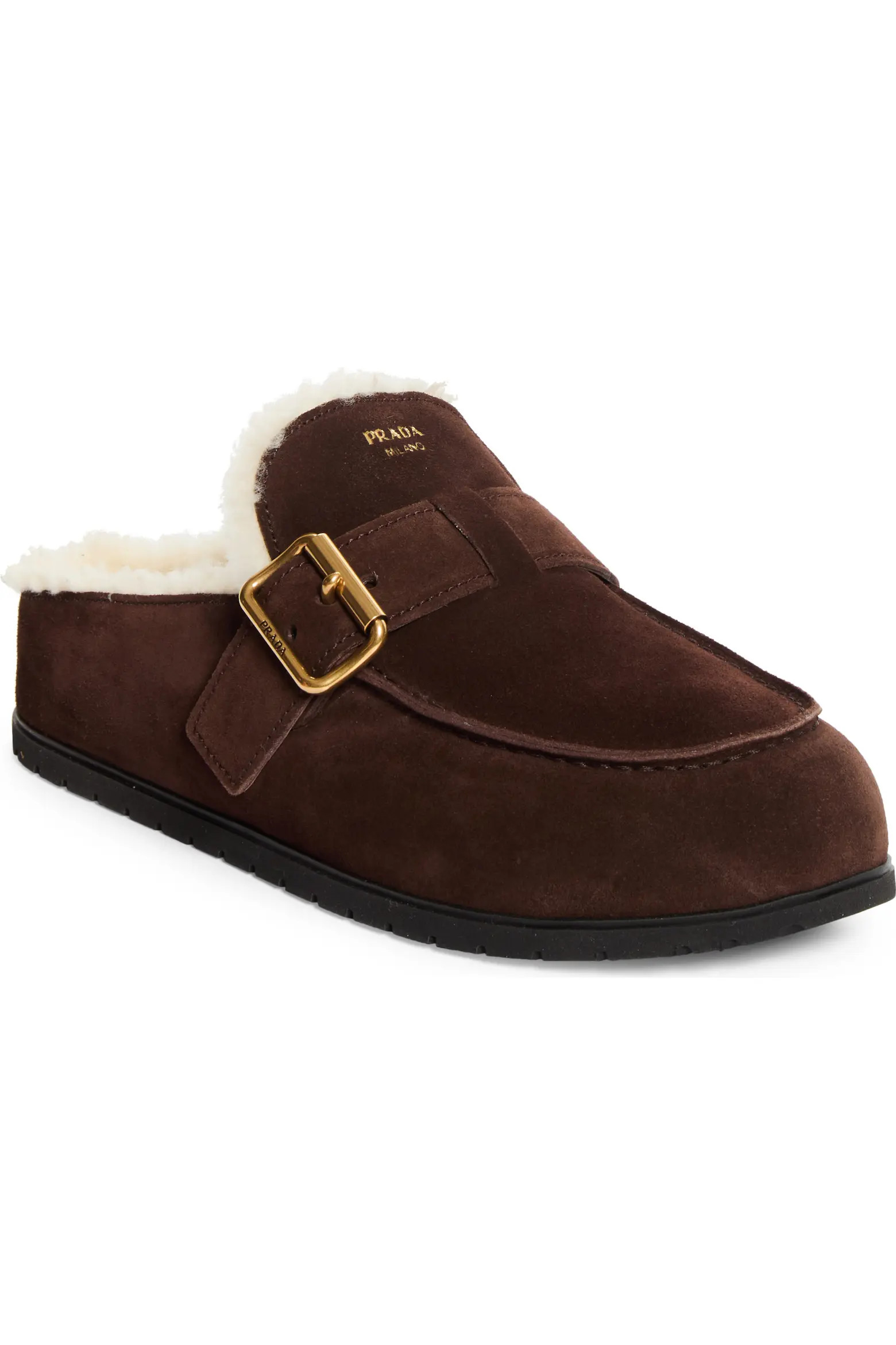 Genuine Shearling Buckle Mule (Women) | Nordstrom | Nordstrom