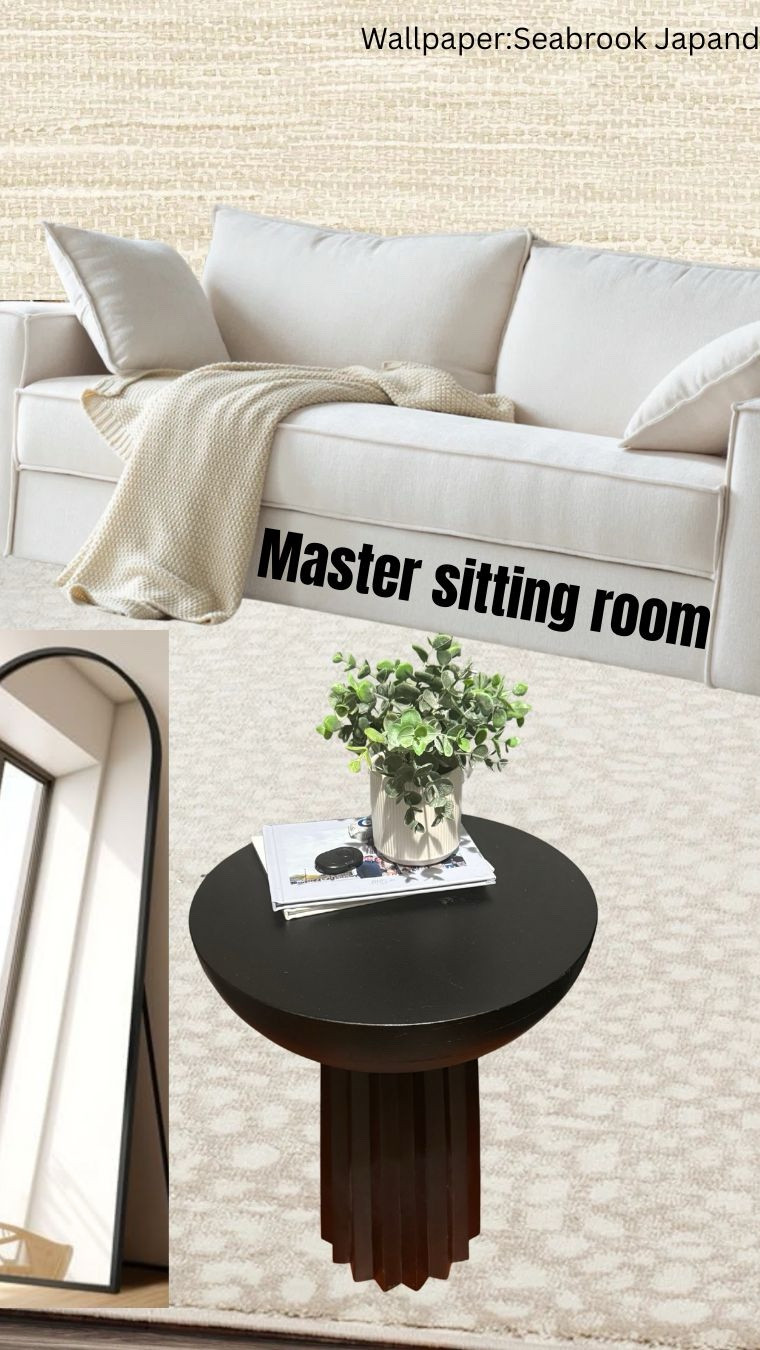 A bedroom sitting area is definitely an upgrade for me - my goal was to design a relaxing oasis - so I kept the colors neutral and calm - the black accents make a great contrast and match the furniture I have for the Master bedroom. I added in some other pieces I loved while creating this.

#LTKStyleTip #LTKHome #LTKselfcare