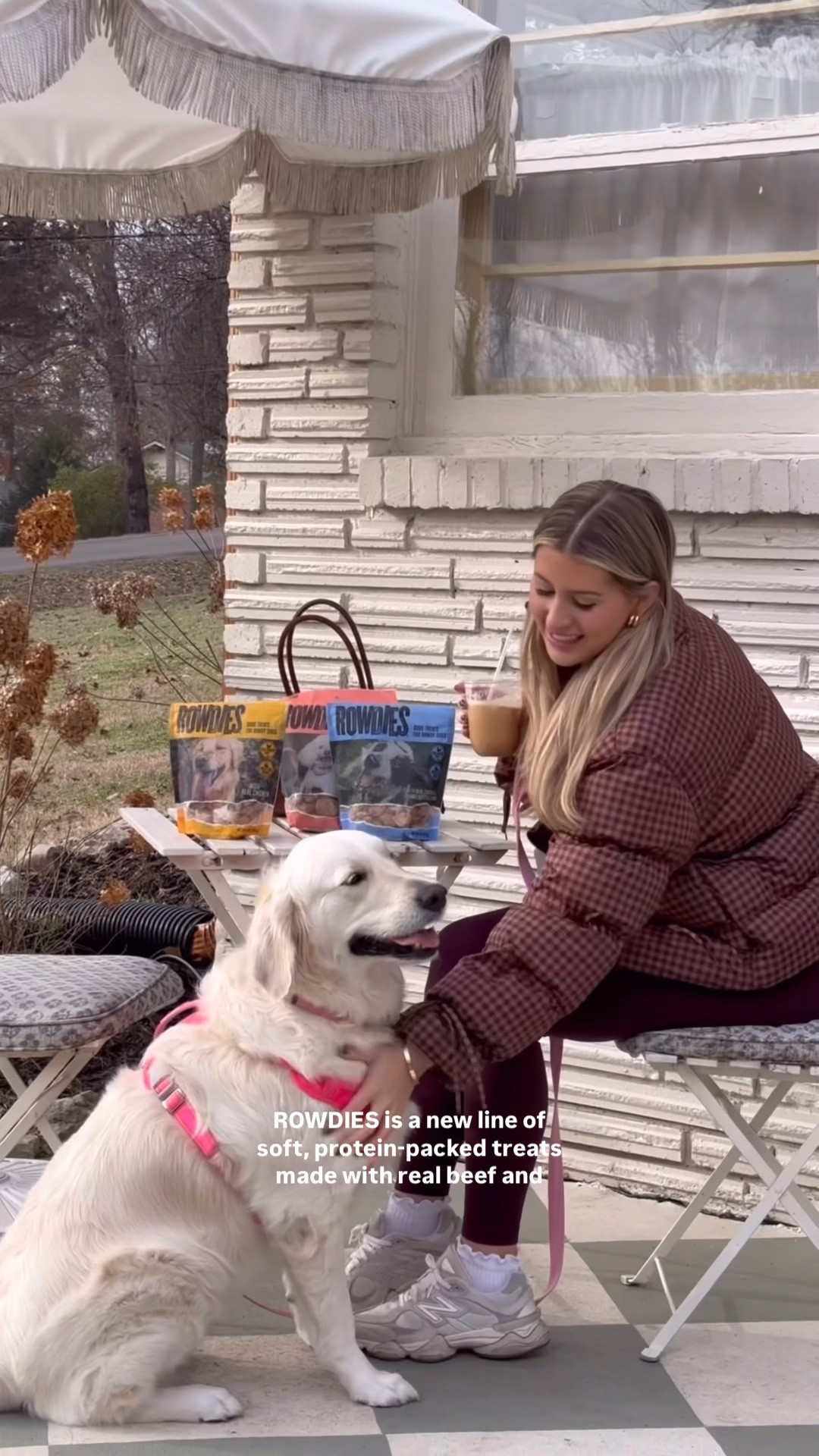 #ad Ellie loves Rowdies because they are always matching her energy 🐶👏🏼 @rowdiesdogtreats are now available at Target! They are soft, protein packed treats that celebrate the little wild moments of being a dog! You can find Rowdies exclusively at @Target ! #RowdiesPartner #RowdiesDogTreats #GetRowdies #TargetPartner #Target 