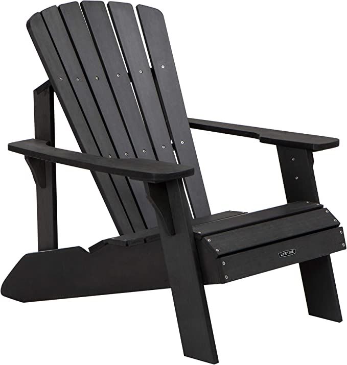 Lifetime 60284 Adirondack Chair, Wood, Black | Amazon (US)