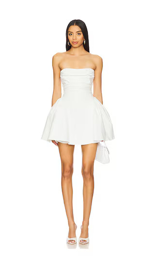 Winnie Mini Dress in White | Revolve Clothing (Global)