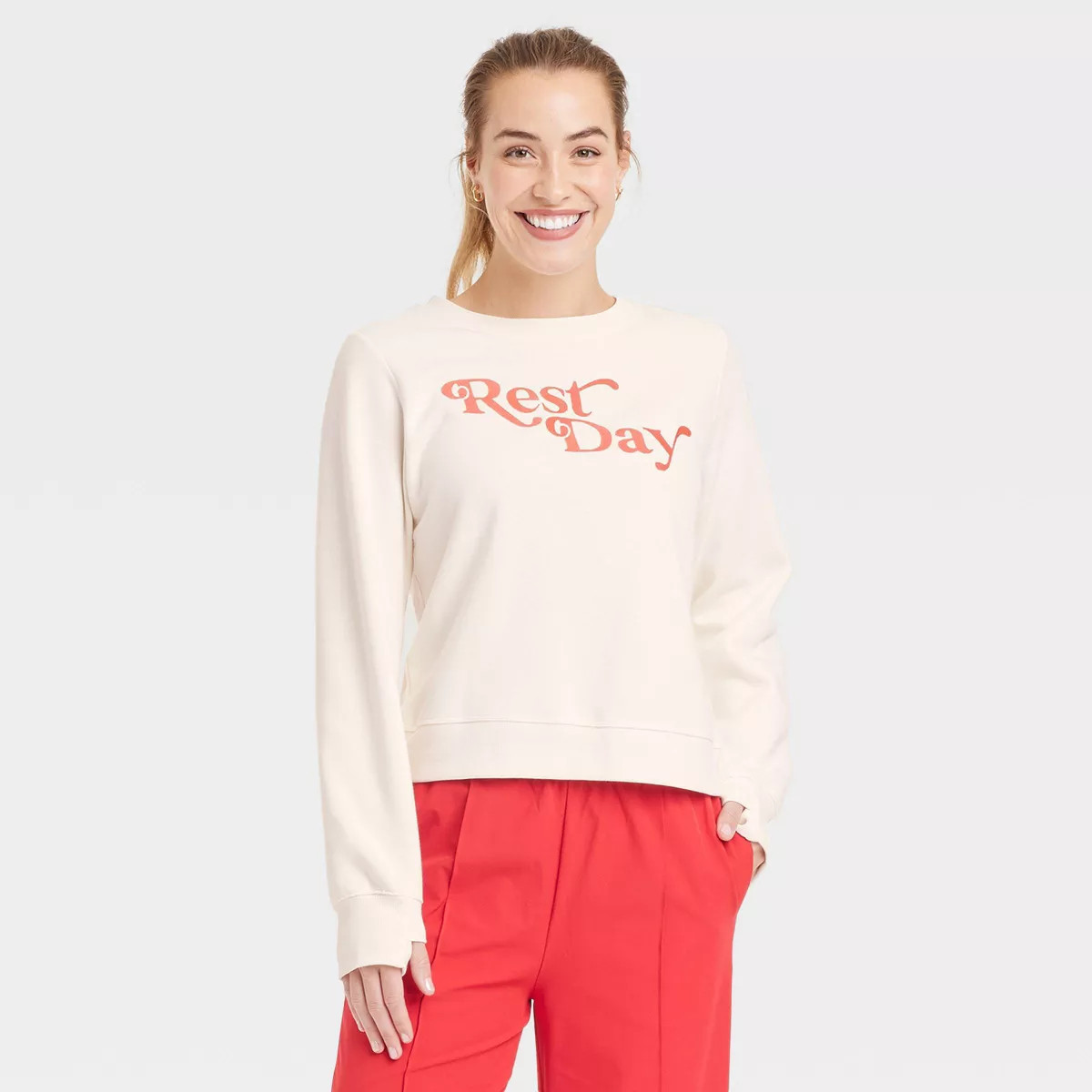 Women's Crewneck Sweatshirt - All In Motion™ | Target