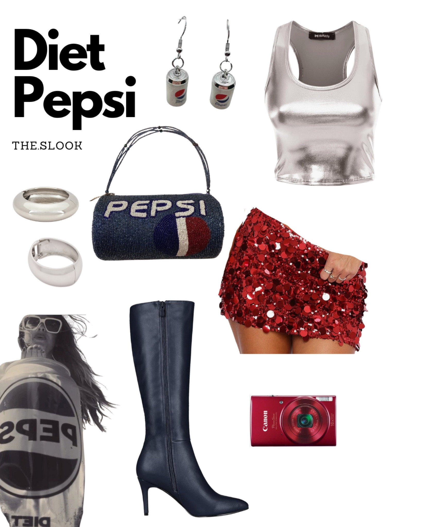 diet pepsi costume 🥤 

#LTKFallSale #LTKHalloween #LTKParties