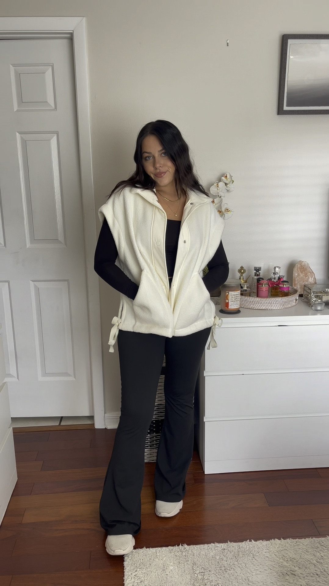Sherpa vest - Amazon - S
Black long sleeve - Windsor - M
Leggings - Amazon - M

#LTKFindsUnder100 #LTKStyleTip #LTKFindsUnder50