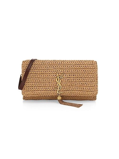 Kate 99 Raffia Tassel-Embellished Shoulder Bag | Saks Fifth Avenue