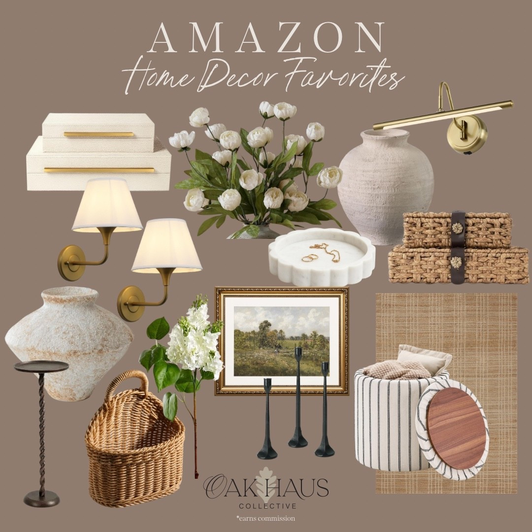 Amazon home decor favorites, modern Classic home, Amazon home, Amazon home decor, home decor, vase, Amazon florals, baskets, shelf decor, picture lights 

#LTKHome