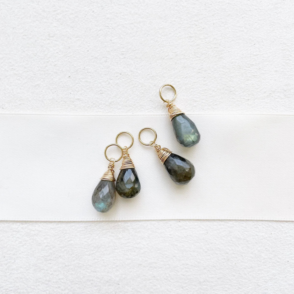 Labradorite Drop Bijou Charms | Sarah Cornwell Jewelry