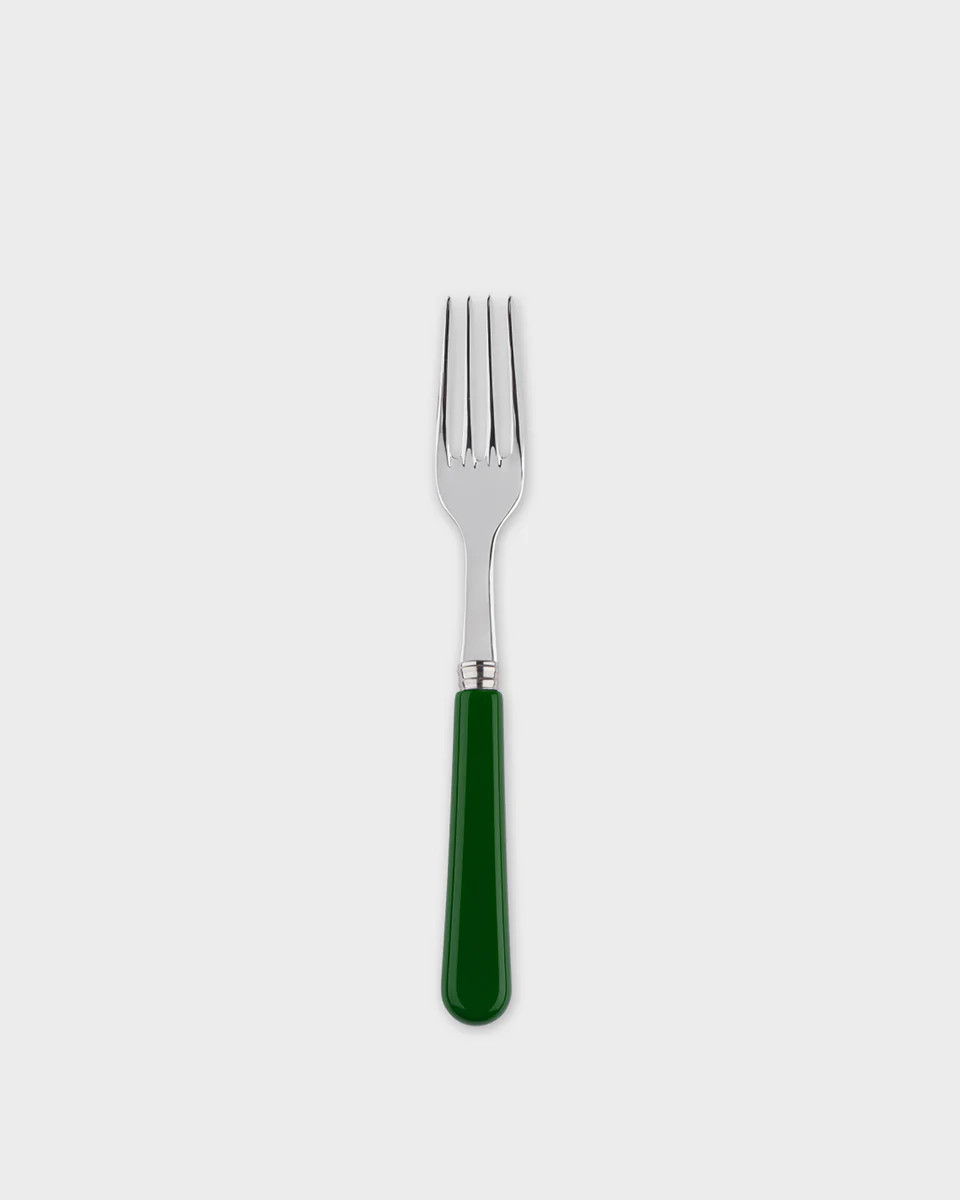 Sabre Dinner Fork, Green | Cabana Magazine