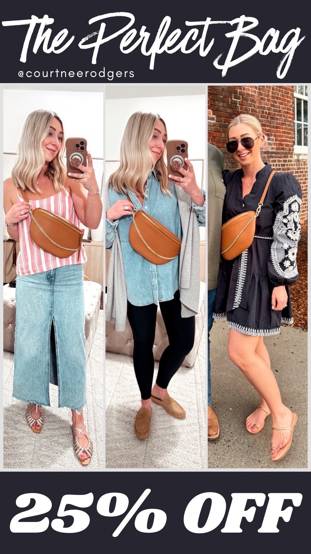 Loving this Gigi New York bag! Found it 25% OFF!!!! 👌🏻

•Dress size small
•denim shirt size XS (runs big)
•striped tank size small 

Date night, spring dresses, Gigi New York 

#LTKdayinmylife #LTKootd #LTKPetite