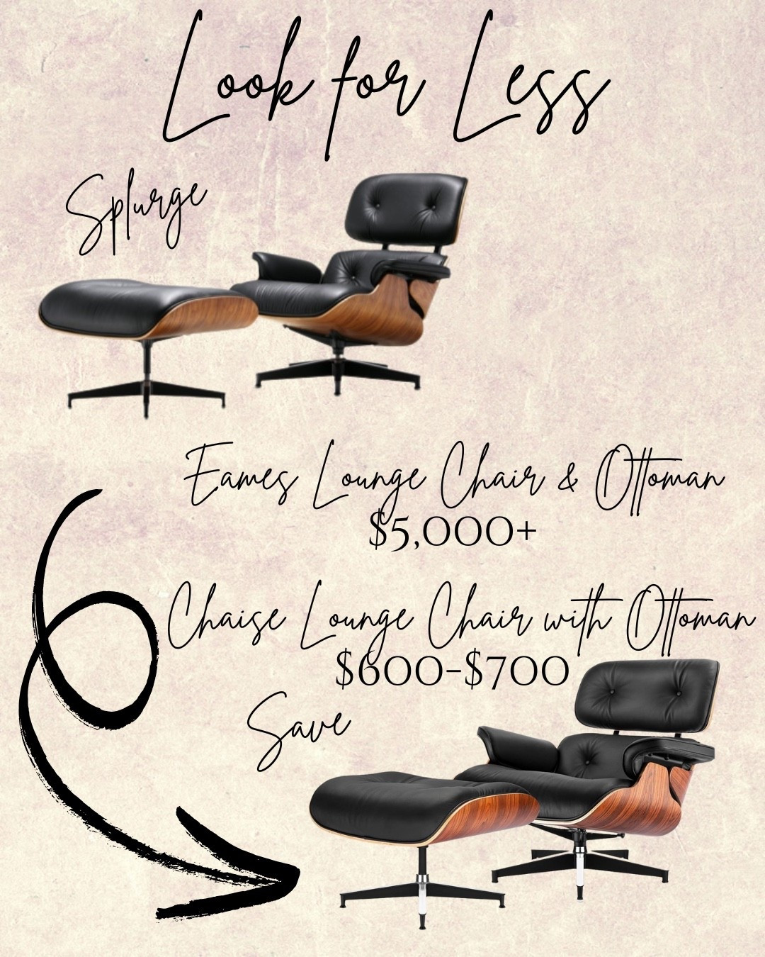 Scott has been eyeing an Eames Lounge chair for a while- but that price!! 😳🤪
I’ve found this look for less on Amazon and think it could work! 
What do you think? 

#LTKStyleTip #LTKHome