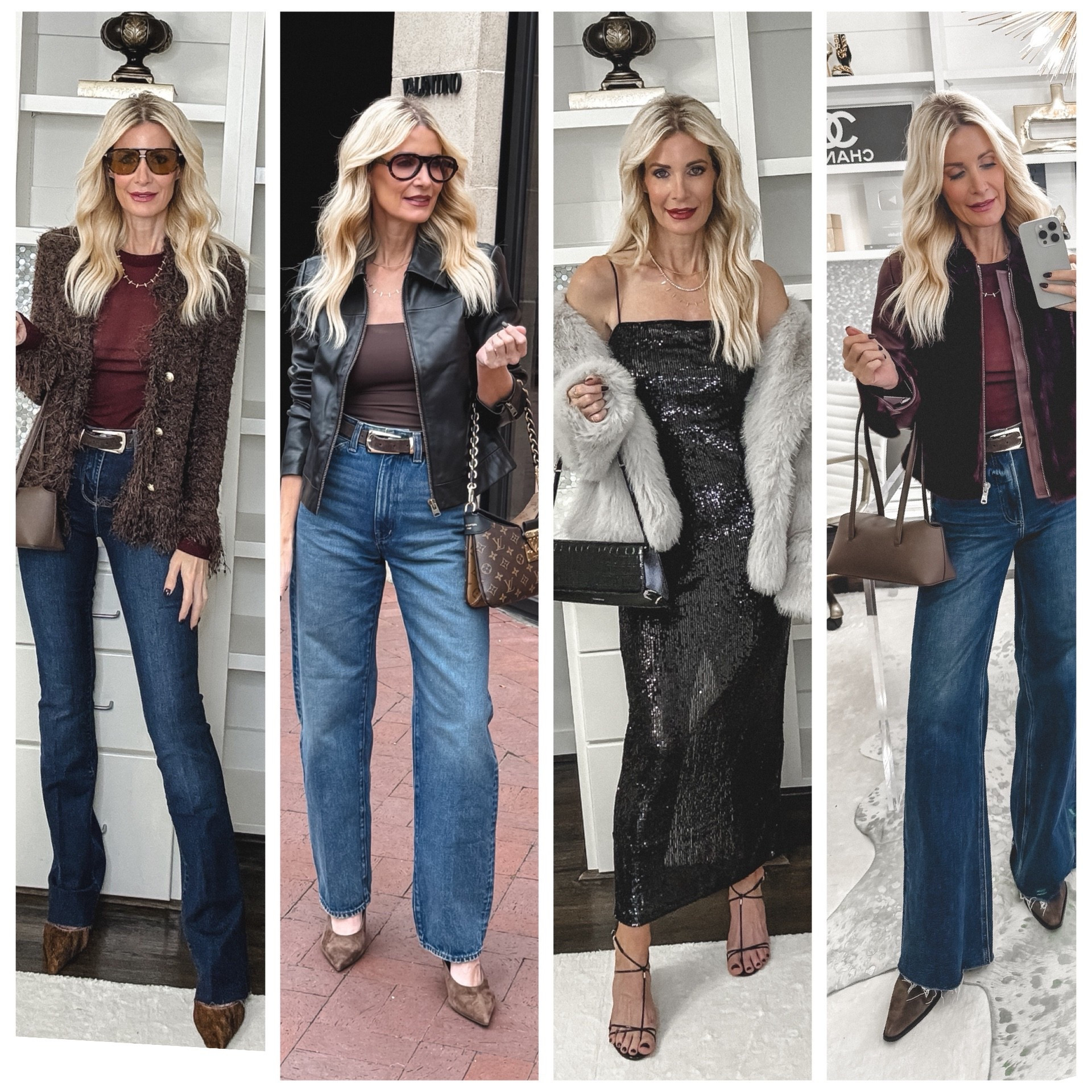 My TOP 5 BESTSELLERS from the last 30 days 🤍
Y’all have been loving these pieces, and honestly… I get it. Every single one is a wardrobe MVP.
✨ #1 LaJance Ruth Jeans
High-waisted, straight leg, floor-skimming hem, dark wash perfection. These are hands down the most slimming jeans I’ve ever put on my body. They have stretch, the fit is impeccable, and they’re so classy.
✔️ True to size — I’m wearing a 24
🖤 #2 Quince Real525 Leather Black Bomber Jacket
Buttery-soft real leather with a structured, timeless bomber fit that will never go out of style. Comes in multiple colors — I love it so much I also own the camel.
✔️ True to size — I’m wearing an XS
👖 #3 Pistola High-Waisted Wide Leg Jeans
Dark denim, ultra-flattering, and that raw edge hem is chef’s kiss. These are my go-to jeans with ankle booties.
✔️ True to size — I’m wearing a 24
✨ #4 Black Sequin Dress (under $100!)
The perfect New Year’s Eve dress. Chic, festive, and affordable — because we love a glam moment that doesn’t break the bank.
✔️ True to size — I’m wearing an XS
🧶 #5 Quince Black Cashmere Sweater
My most worn sweater every winter. Lightweight, cozy, perfect for layering, and the best price I’ve ever seen for real cashmere. Comes in multiple colors and goes with everything.
✔️ True to size — I’m wearing an XS
Everything is linked for you ✨
Which one is your favorite? 👇



#LTKFindsUnder100 #LTKootd #LTKOver40