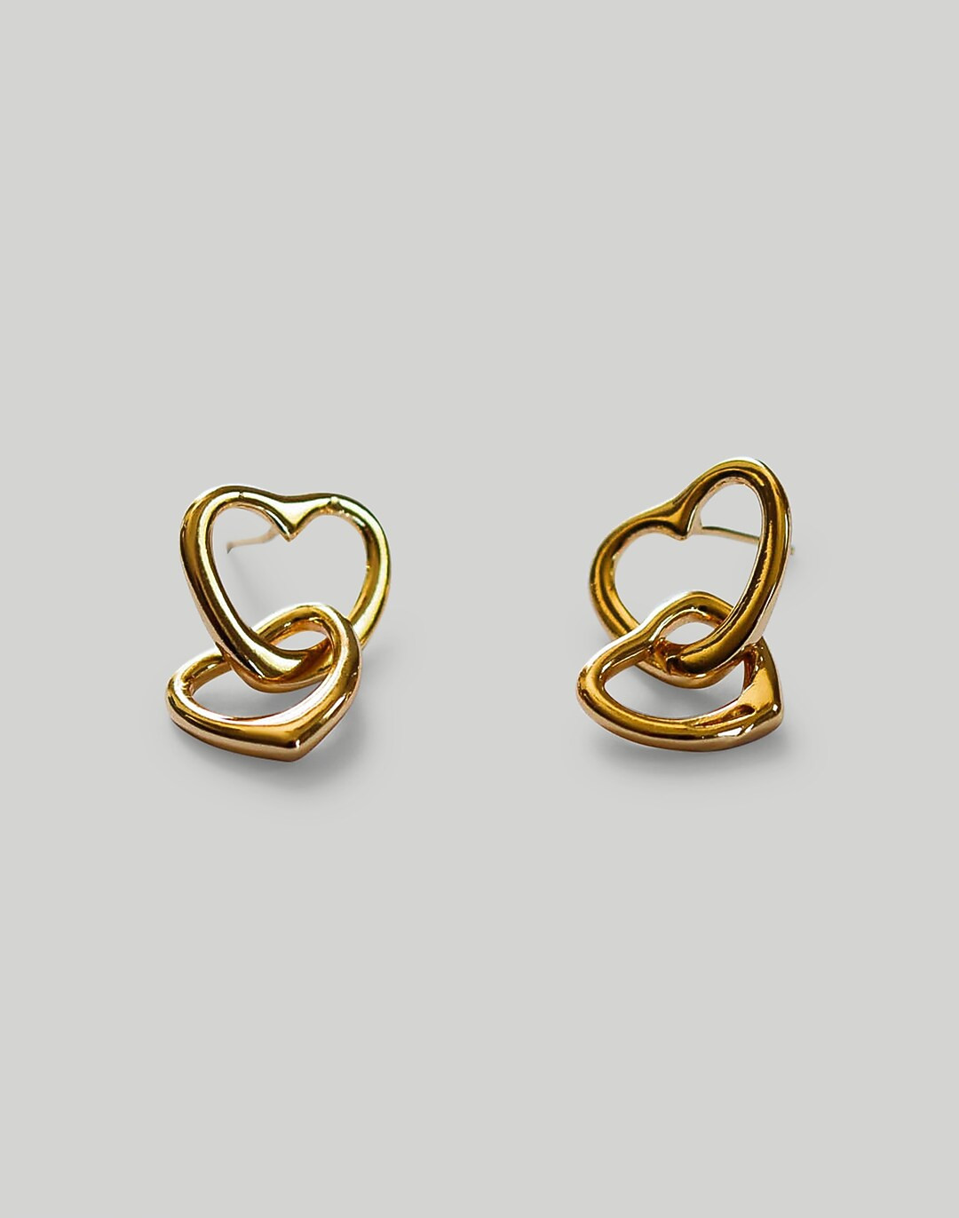 Abcrete &amp; Co. Double Heart Studs | Madewell