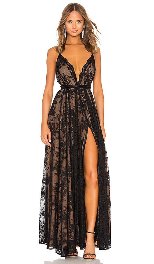 Michael Costello x REVOLVE Paris Gown in Black. - size S | Revolve Clothing (Global)