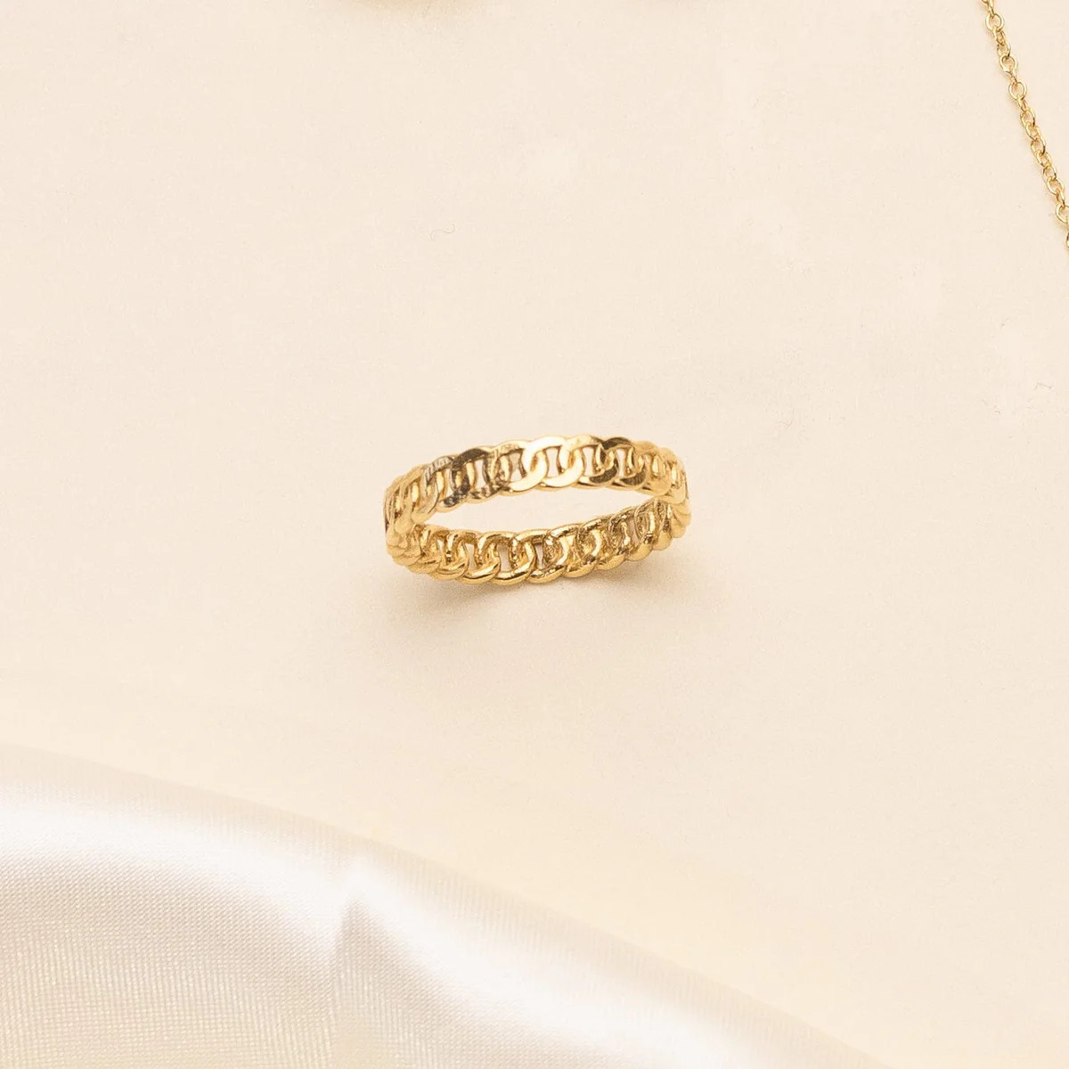 Figaro Chain Ring | Katie Dean Jewelry