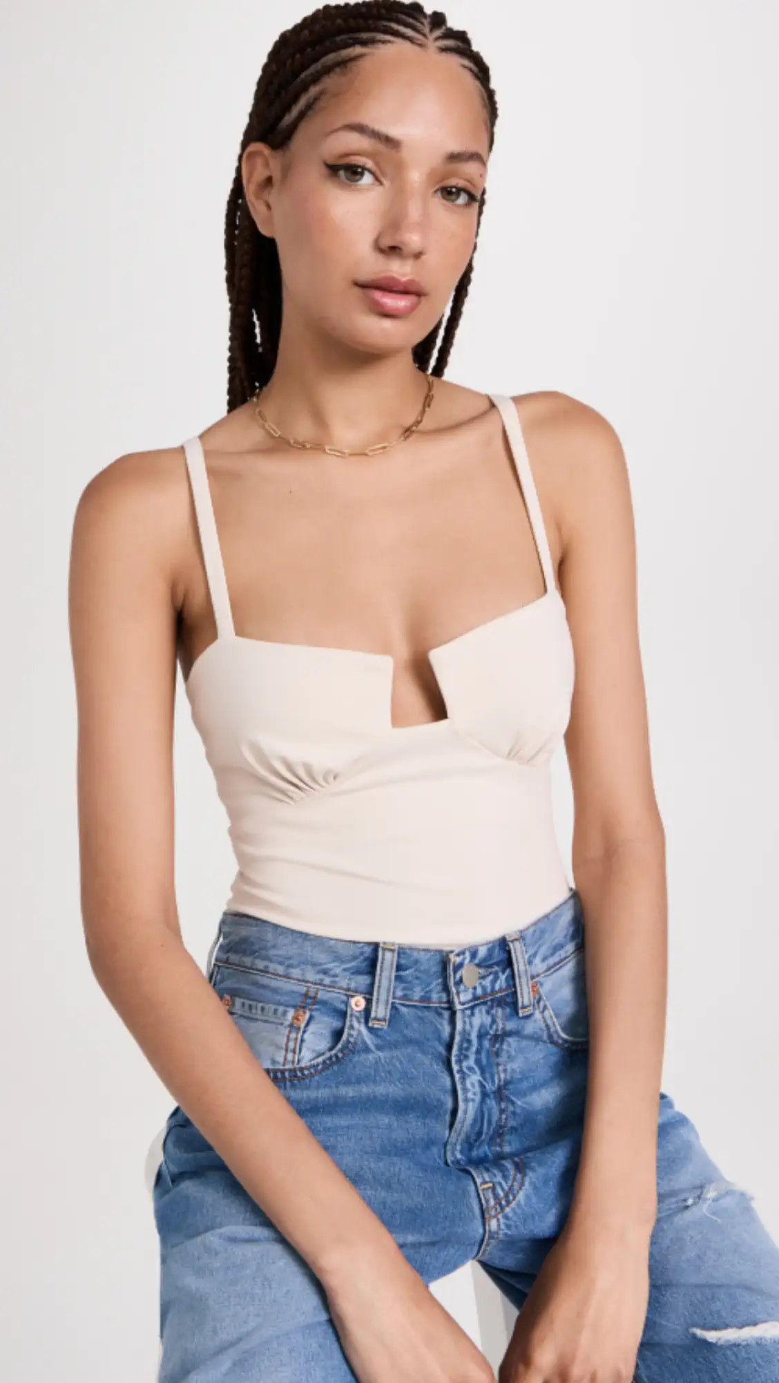 Angled Wire Top 6" | Shopbop