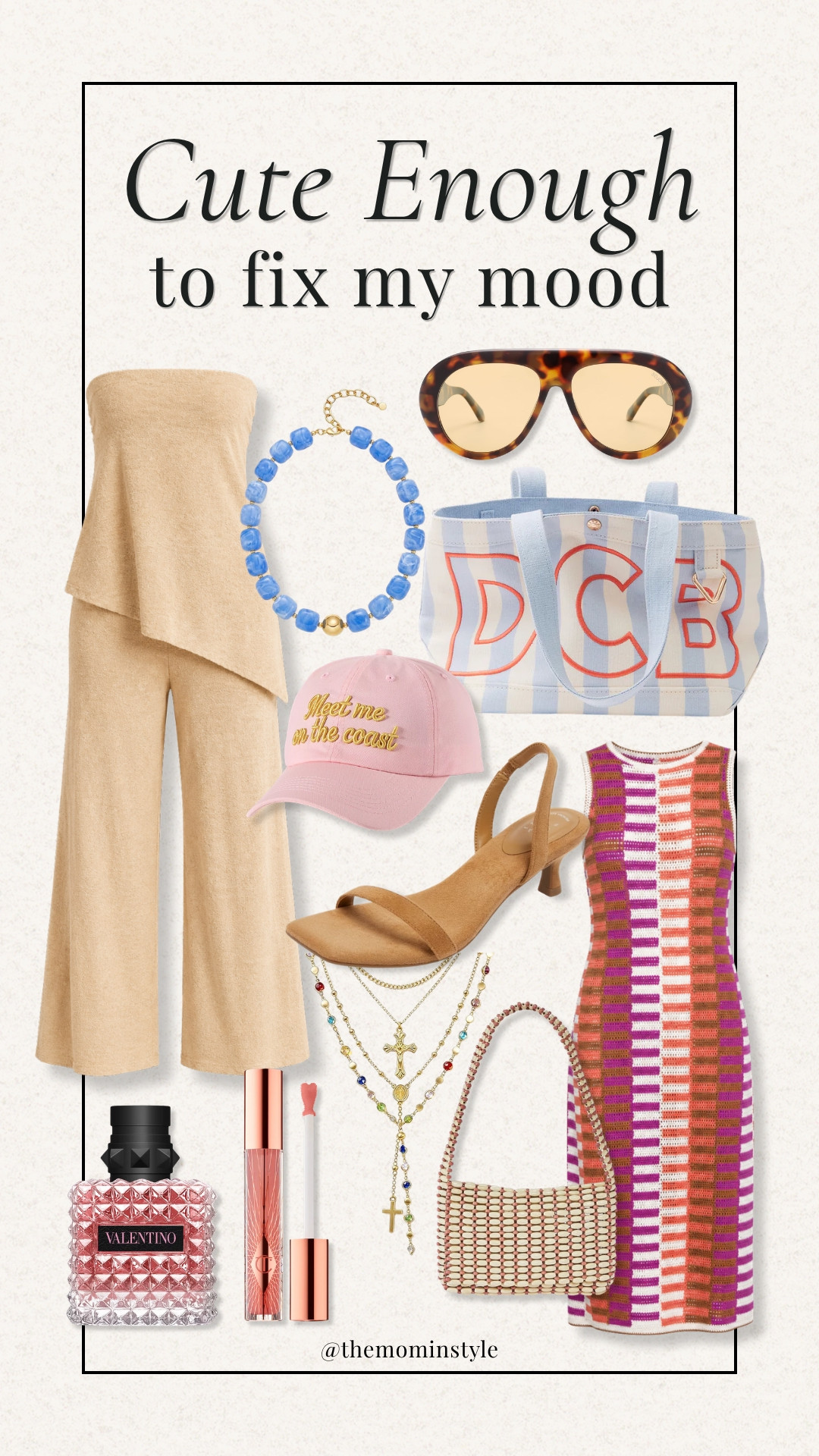 A few pretty things can absolutely turn the day around. From the effortless neutral set to the colorful knit dress and all the accessories in between, these are the pieces currently living rent free in my head.

summer style, vacation outfits, resort wear, neutral set, knit dress, colorful fashion, beach vacation, accessories, designer inspired finds, summer fashion, look for less, Amazon fashion, themominstyle

#LTKdayinmylife #LTKootd #LTKSeasonal