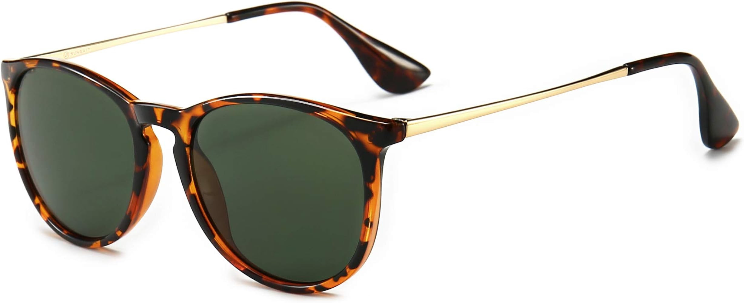 SUNGAIT Vintage Round Sunglasses for Women Men Classic Retro Designer Style | Amazon (US)