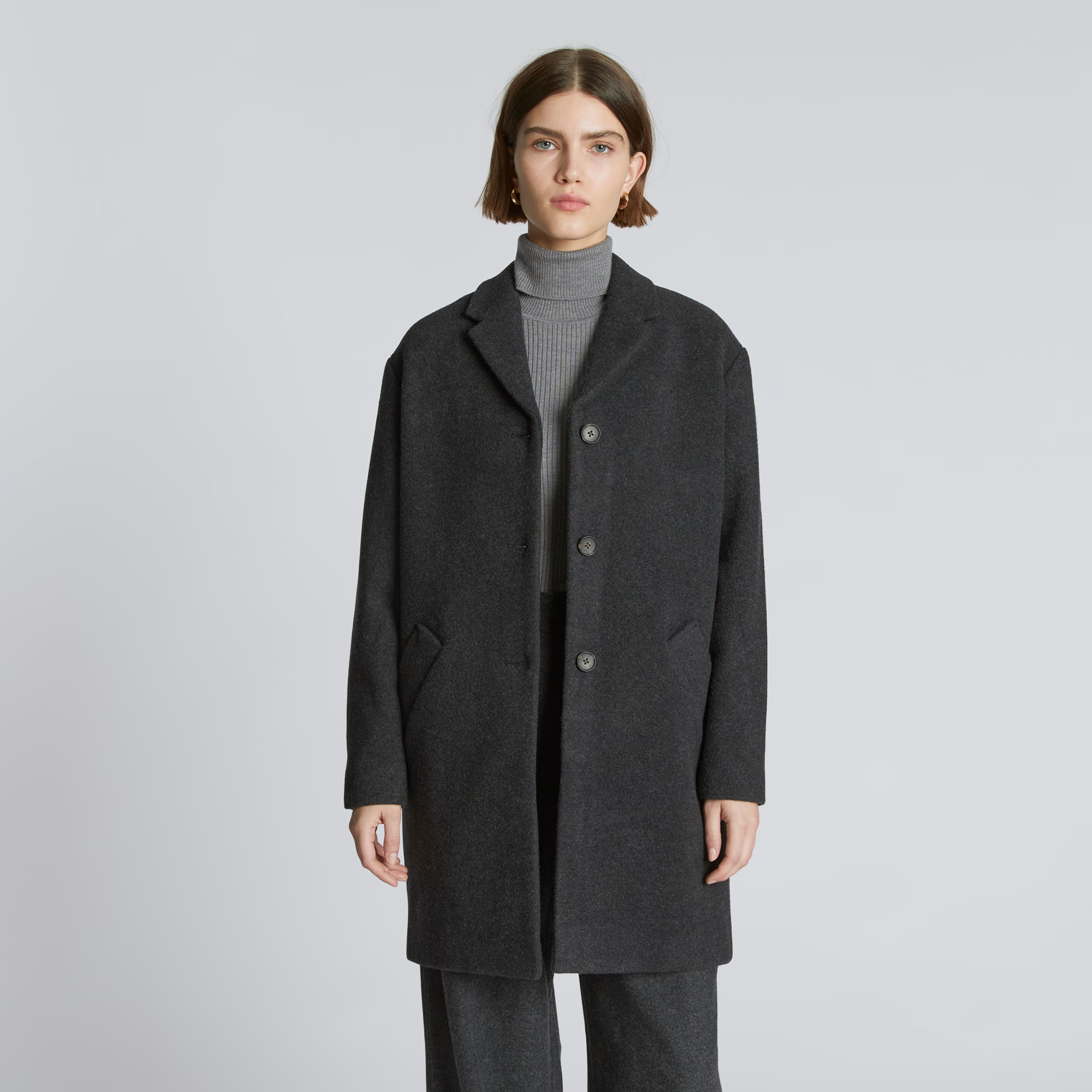 The Italian ReWool® Cocoon Coat | Everlane