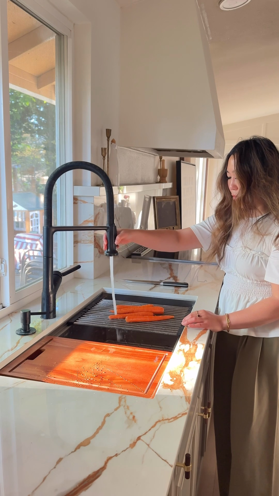 The finishing touch that pulled everything together ✨Our renovation finally feels complete thanks to our @ruvati bathroom sink and faucet, and my dream kitchen workstation sink. Clean lines, modern functionality, and just the right amount of statement—these pieces didn’t just fit the design, they elevated it. From everyday routines to hosting in the kitchen, we’re loving how seamlessly style meets function. Sometimes it’s the details that make the biggest difference 🖤

✨✨✨
-Ruvati 20 x 14 inch Semi-Recessed Drop-in Topmount Gunmetal Black Stainless Steel Rectangular Bathroom Sink 
-Ruvati Barolo Two Handle Widespread Art Deco Transitional Bathroom Faucet in Brushed Nickel
-Ruvati 36-inch Workstation Slope Bottom Offset Drain Undermount 16 Gauge Kitchen Sink

#LTKdayinmylife #LTKHome #LTKstorytime